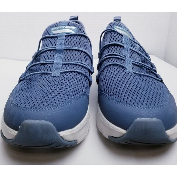 SKECHERS Women's Navy Arch Fit "LUCKY THOUGHTS" #149056 Slip On Size 11 - Picture 4 of 12